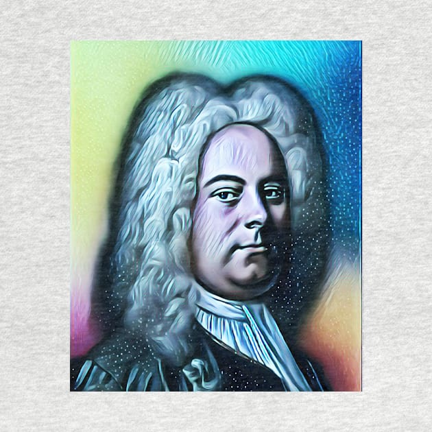 George Frideric Handel Portrait | George Frideric Handel Artwork 5 by JustLit